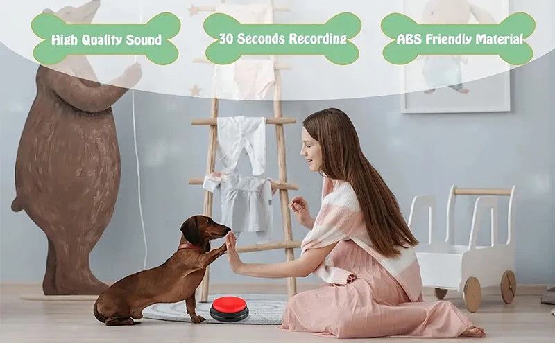 Recordable Pet Speaking/Training Buttons